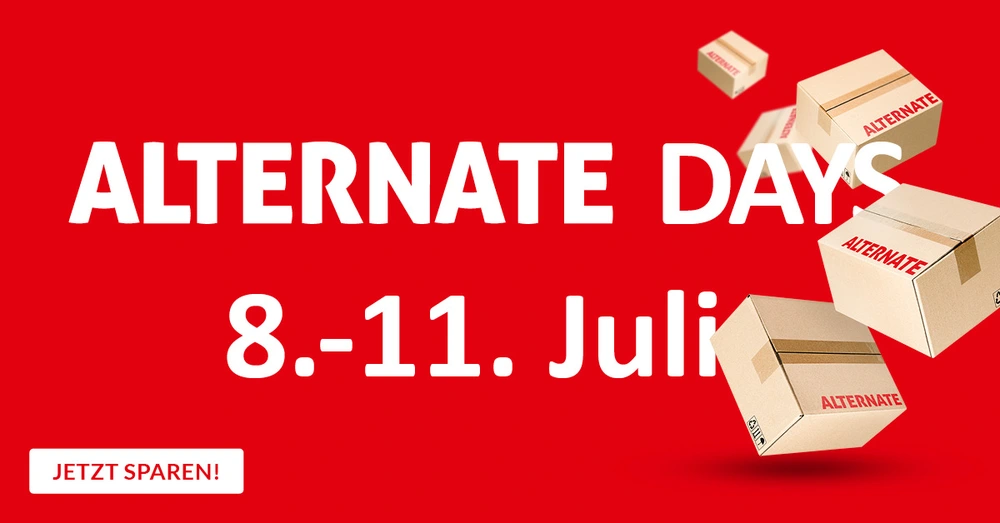 ALTERNATE Days Juli 2025 – Jetzt Top-Angebote auf Technik & Roboter sichern!