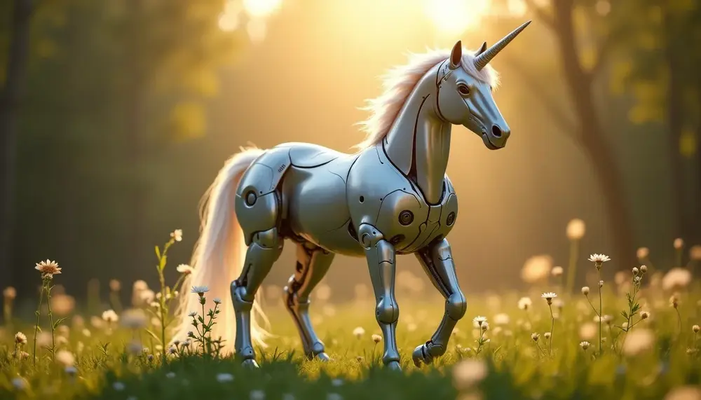 Das magische Roboter Einhorn: Technik trifft auf Fantasie