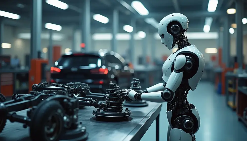 KI Roboter Stoßdämpfer: Intelligente Lösungen für die Automobilbranche