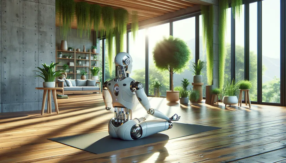 Roboter Yoga - Technik trifft auf innere Balance